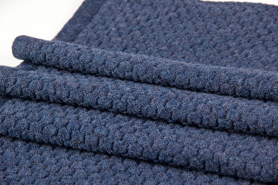 100% Baby Alpaca Wool Wrap Scarf ~ Blue Accessories - Princesa Inca®