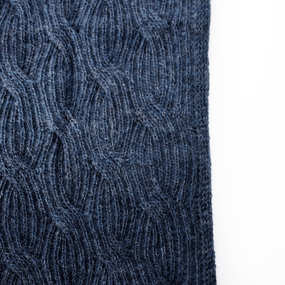 Infinity 100% Baby Alpaca Scarf ~ Blue - Princesa Inca®