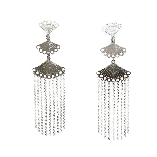 Pachakusi 925 Silver Earrings Jewelry - Princesa Inca®