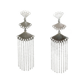 Pachakusi 925 Silver Earrings Jewelry - Princesa Inca®