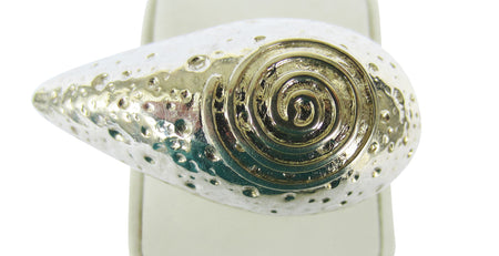 Spiral 950 Silver Ring Jewelry
