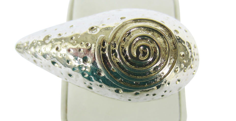Spiral 950 Silver Ring Jewelry - Princesa Inca®