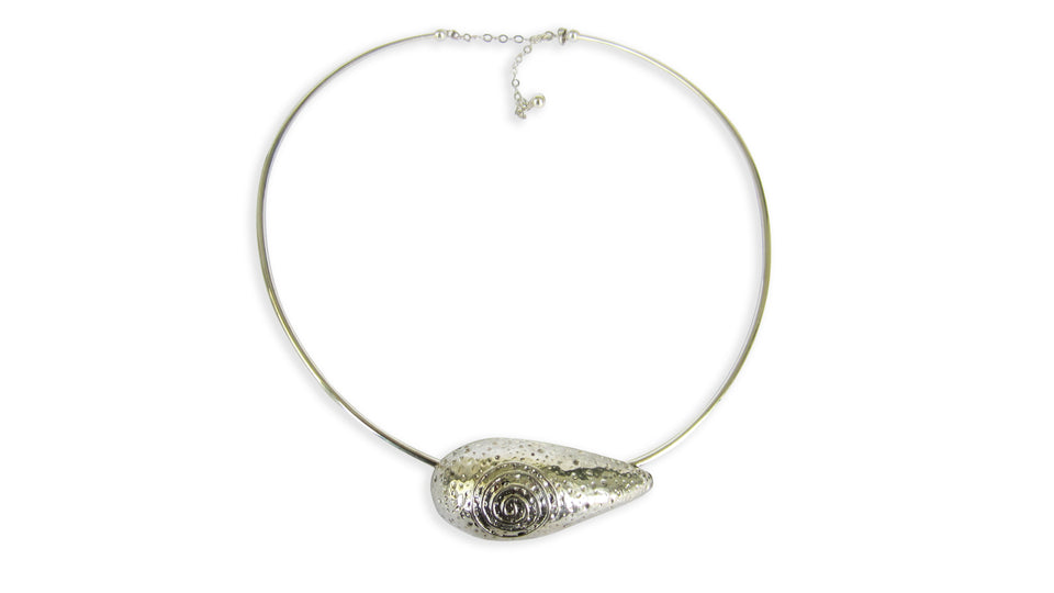 Spiral 950 Silver Necklace Jewelry - Princesa Inca®