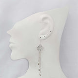 Andean Cross 950 Silver Earrings Jewelry - Princesa Inca®