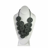The Sacred Flower of the Incas Necklace ~ Dk Gray - Princesa Inca®
