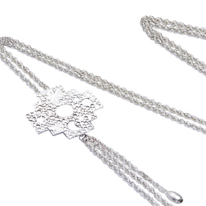 Andean Cross 950 Silver Necklace Jewelry