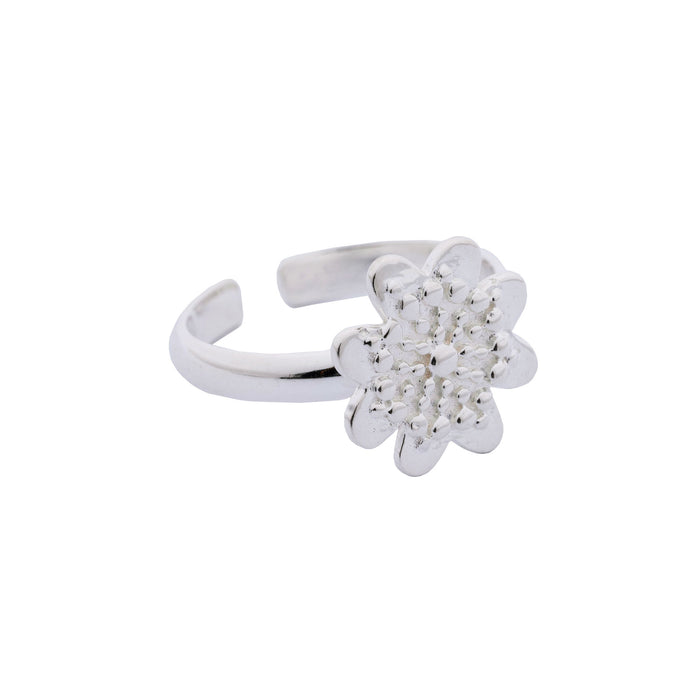 Andean Clover 950 Silver Ring Jewelry