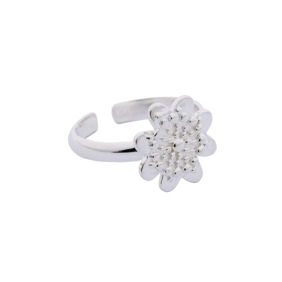 Andean Clover 950 Silver Ring Jewelry