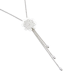 Andean Clover 950 Silver Necklace Jewelry