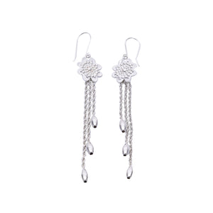 Andean Clover 950 Silver Earrings Jewelry