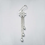 Andean Clover 950 Silver Earrings Jewelry - Princesa Inca®