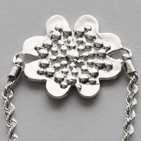 Andean Clover 950 Silver Bracelet Jewelry - Princesa Inca®