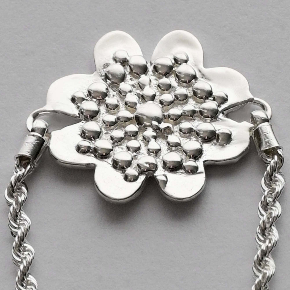Andean Clover 950 Silver Bracelet Jewelry - Princesa Inca®