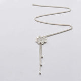 Andean Clover 950 Silver Necklace Jewelry - Princesa Inca®