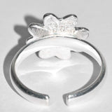 Andean Clover 950 Silver Ring Jewelry - Princesa Inca®