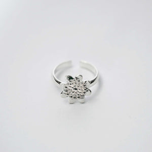 Andean Clover 950 Silver Ring Jewelry - Princesa Inca®