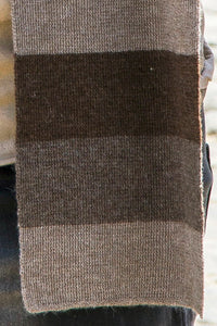 100% Baby Alpaca Scarf - Beige/Brown - Princesa Inca®