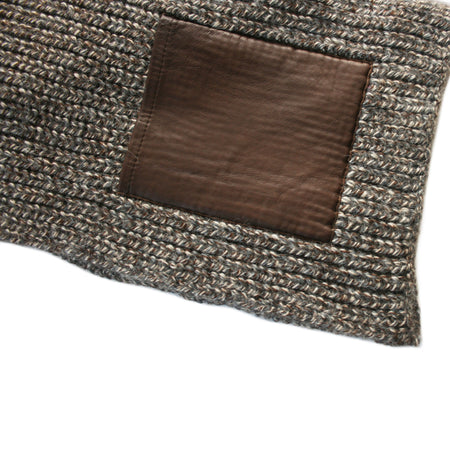 100% Alpaca Scarf w/ Pocket ~ Beige/Brown - Princesa Inca®