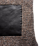 100% Alpaca Knitted Scarf w/ Pocket ~ Brown - Princesa Inca®