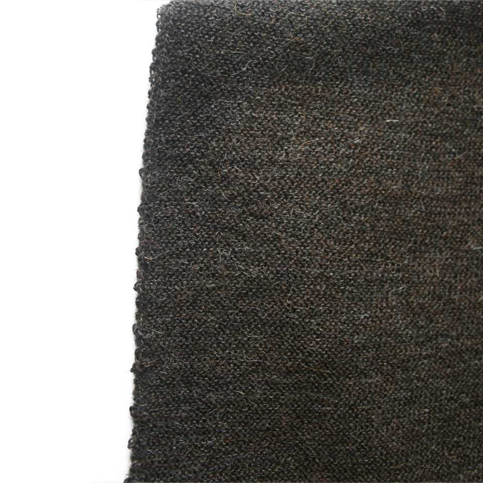 100% Baby Alpaca Lightweight Knitted Scarf ~ Natural Fiber Wrap for Women and Men ~ Brown - Princesa Inca®