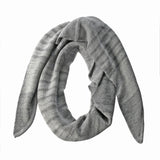 Triangle 100% Baby Alpaca Scarf ~ Gray - Princesa Inca®
