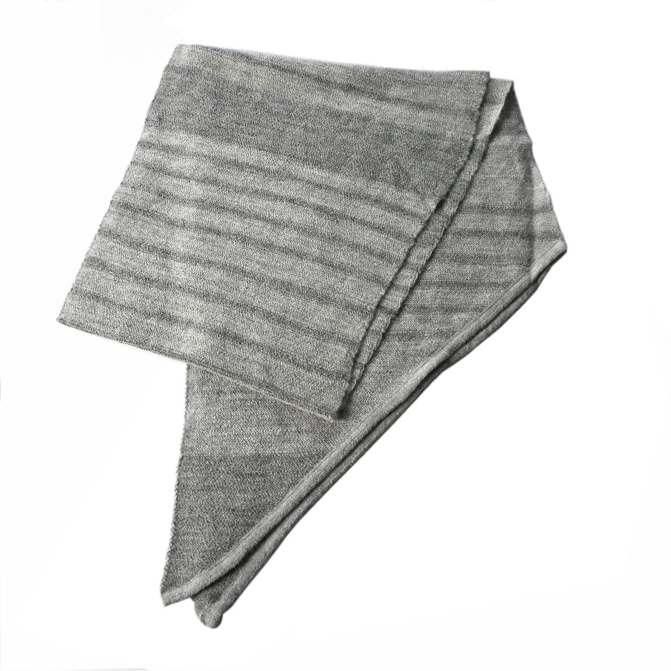 Triangle 100% Baby Alpaca Scarf ~ Gray - Princesa Inca®