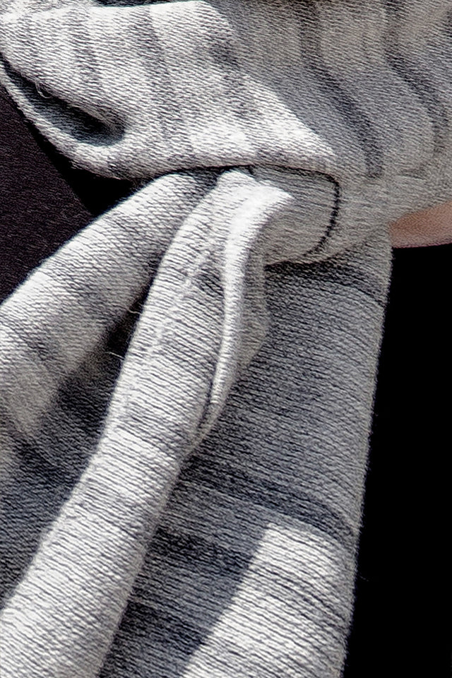 Triangle 100% Baby Alpaca Scarf ~ Gray - Princesa Inca®