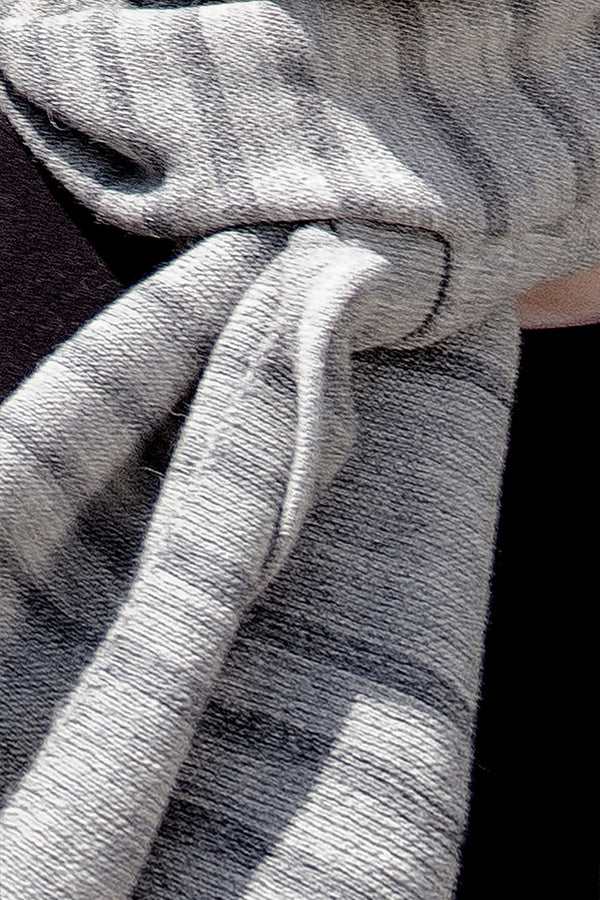Triangle 100% Baby Alpaca Scarf ~ Gray - Princesa Inca®