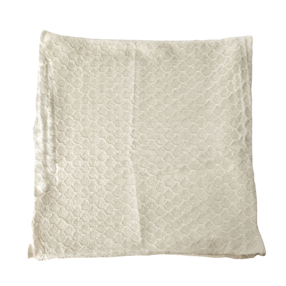 Infinity 100% Baby Alpaca Knitted Scarf ~ Natural Fiber Wrap for Women ~ Off-White - Princesa Inca®