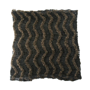 Infinity Lightweight Baby Alpaca Blend Scarf ~ Natural Fiber Wrap for Women ~ Gray/Green - Princesa Inca®