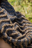 Infinity Lightweight Baby Alpaca Blend Scarf ~ Natural Fiber Wrap for Women ~ Gray/Green - Princesa Inca®