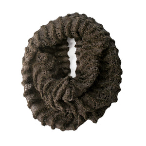 Infinity Baby Alpaca Lightweight Blend Scarf ~ Natural Fiber Wrap for Women ~ Beige/Green - Princesa Inca®