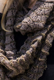 Infinity Baby Alpaca Lightweight Blend Scarf ~ Natural Fiber Wrap for Women ~ Beige/Green - Princesa Inca®