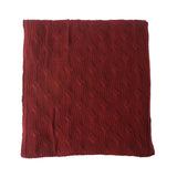 Infinity 100% Baby Alpaca Knitted Scarf - Natural Fiber Wrap for Women ~ Burgundy - Princesa Inca®