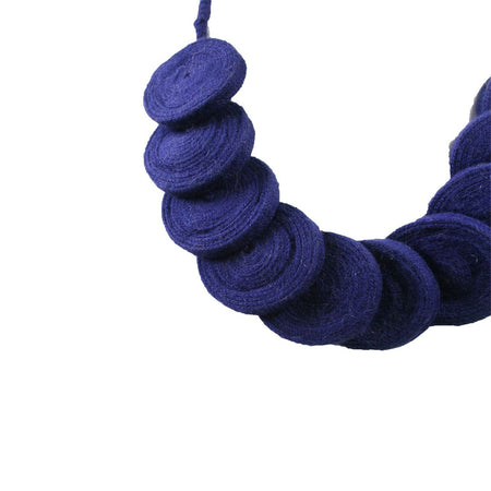 Vicús Rattle Discs Necklace ~ Royal Blue - Princesa Inca®