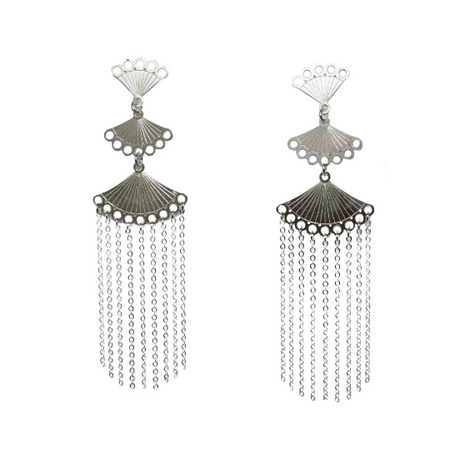 Pachakusi 925 Silver Earrings Jewelry - Princesa Inca®