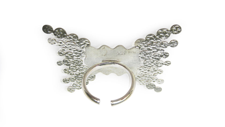 Colibri 950 Silver Ring Jewelry - Princesa Inca®