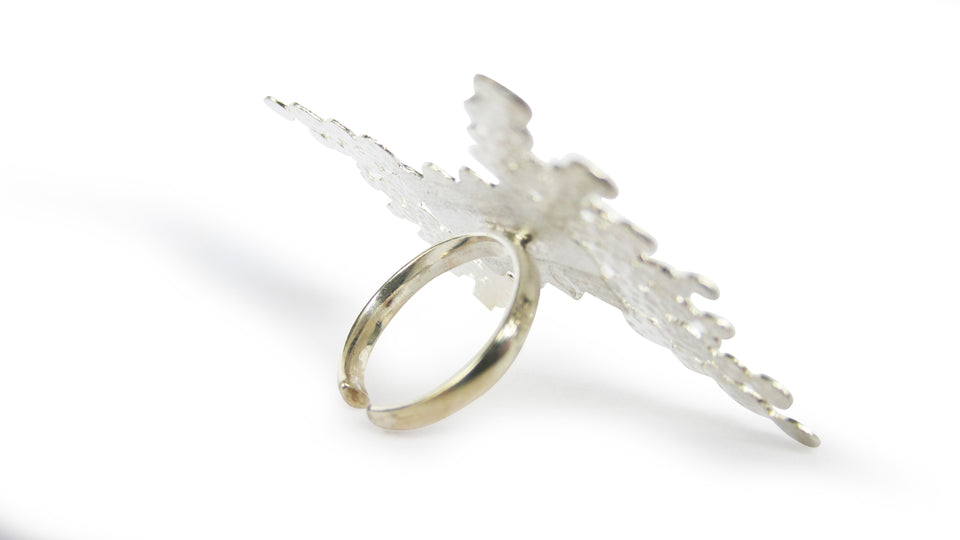 Colibri 950 Silver Ring Jewelry - Princesa Inca®
