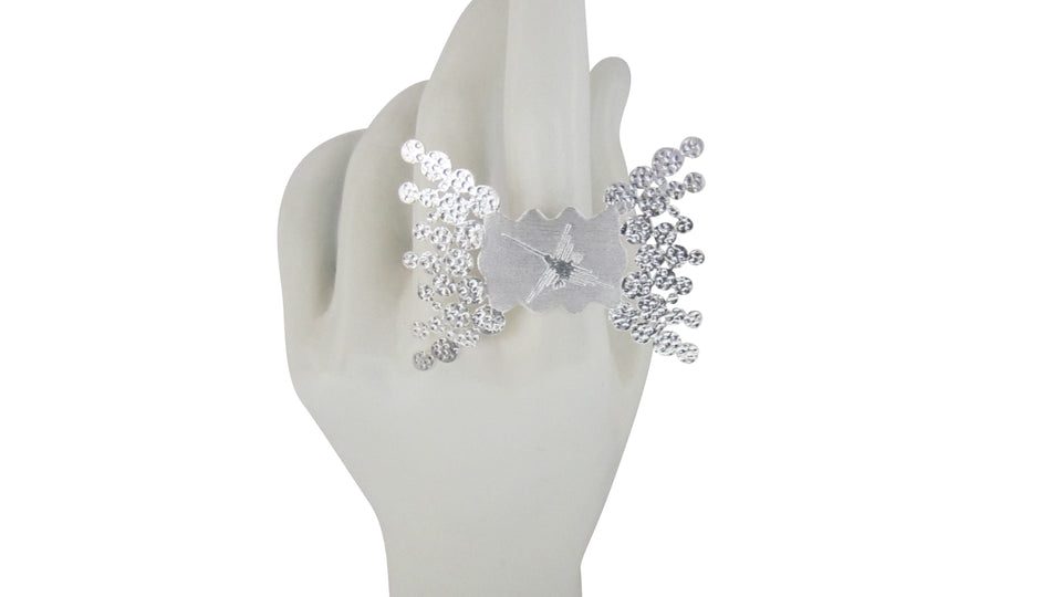 Colibri 950 Silver Ring Jewelry - Princesa Inca®
