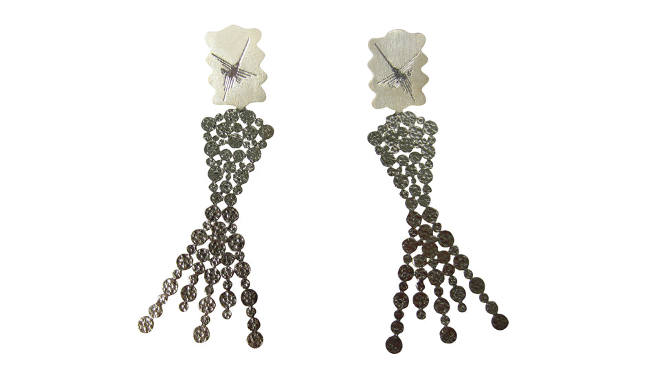 Colibri 950 Silver Earrings Jewelry - Princesa Inca®