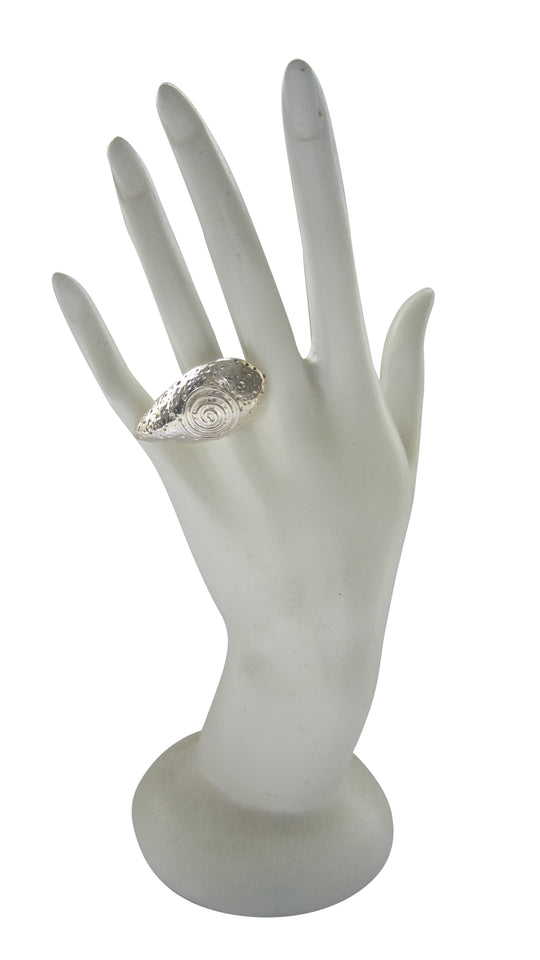 Spiral 950 Silver Ring Jewelry - Princesa Inca®