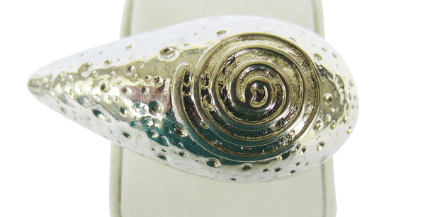 Spiral 950 Silver Ring Jewelry