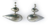 Spiral 950 Silver Earrings Jewelry - Princesa Inca®