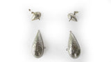 Spiral 950 Silver Earrings Jewelry - Princesa Inca®