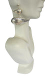 Spiral 950 Silver Earrings Jewelry - Princesa Inca®