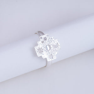 Andean Cross 950 Silver Ring Jewelry - Princesa Inca®