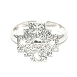 Andean Cross 950 Silver Ring Jewelry - Princesa Inca®