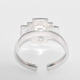 Andean Cross 950 Silver Ring Jewelry - Princesa Inca®