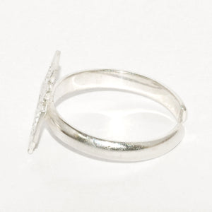 Andean Cross 950 Silver Ring Jewelry - Princesa Inca®
