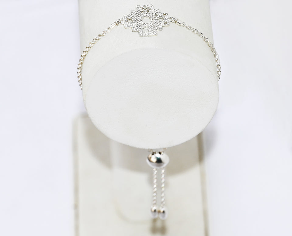 Andean Cross 950 Silver Bracelet Jewelry - Princesa Inca®